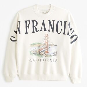 San Francisco Abercrombie Cream sweatshirt